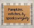 Pumpkins, Witches, and Spooky Wishes